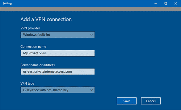 Cách cài đặt VPN cho windows 10 2