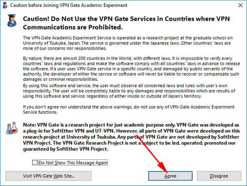 Cách dùng VPN Gate Fake IP 2