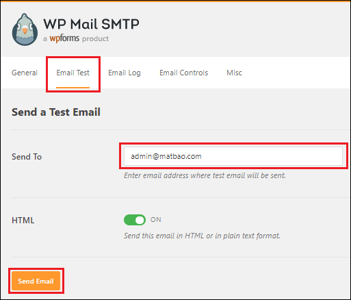 Cấu hình SMTP Gmail 8