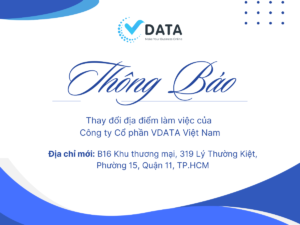 VDATA thông báo thay đổi địa điểm làm việc